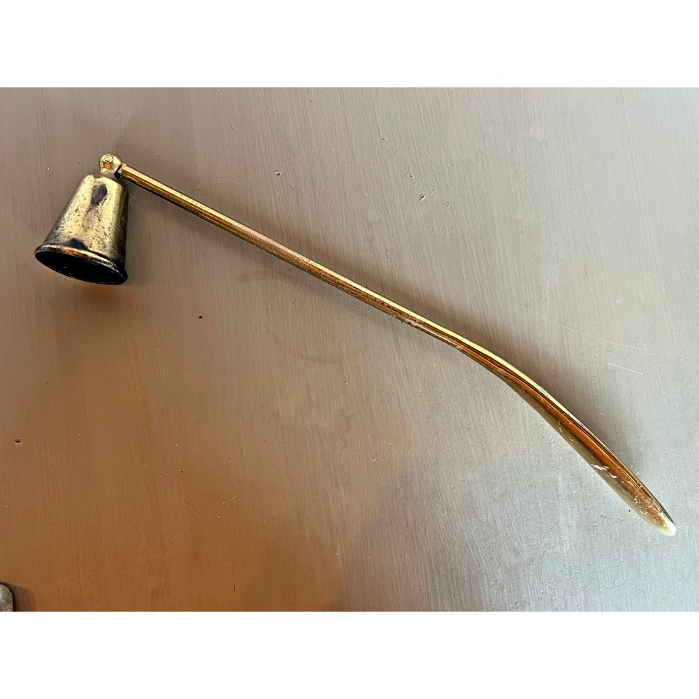 Vintage Brass‎ Candle Snuffer Victorian Style Theater Film Stage Prop Gothic